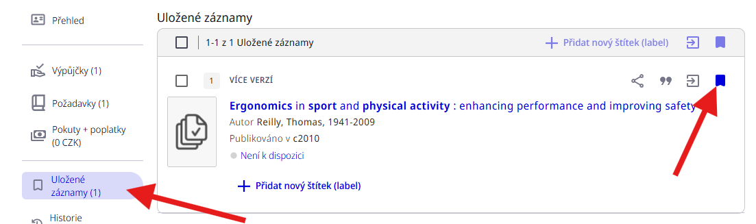Uloženéch záznamy